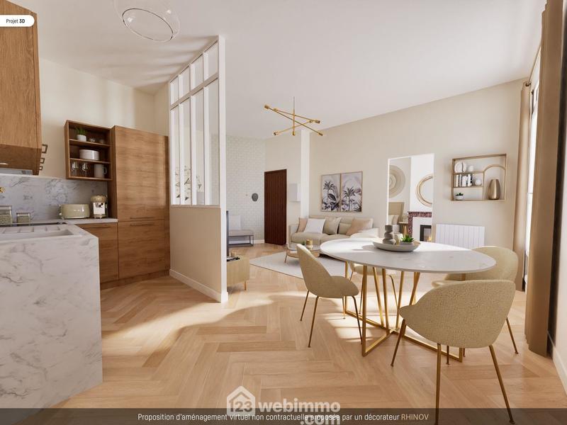 Appartement - 65 m² - 3 pièces