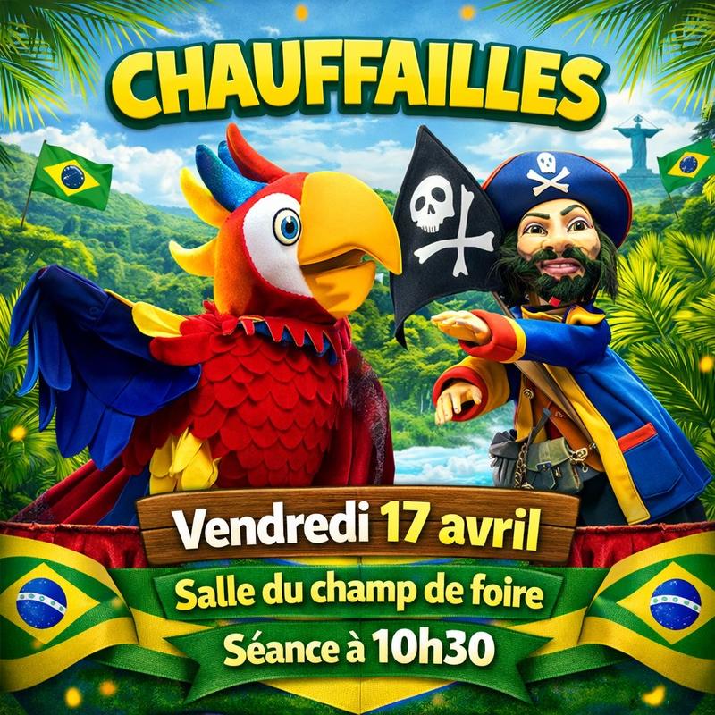 Guignol Rhône Alpes et Rio le majestueux perroquet