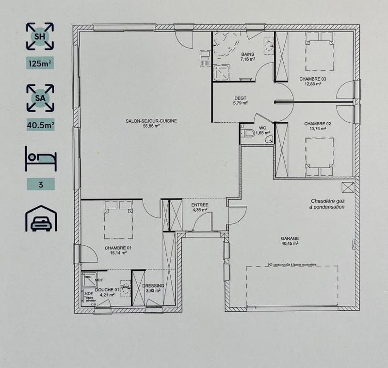 Maison - 120 m² - 5 pièces