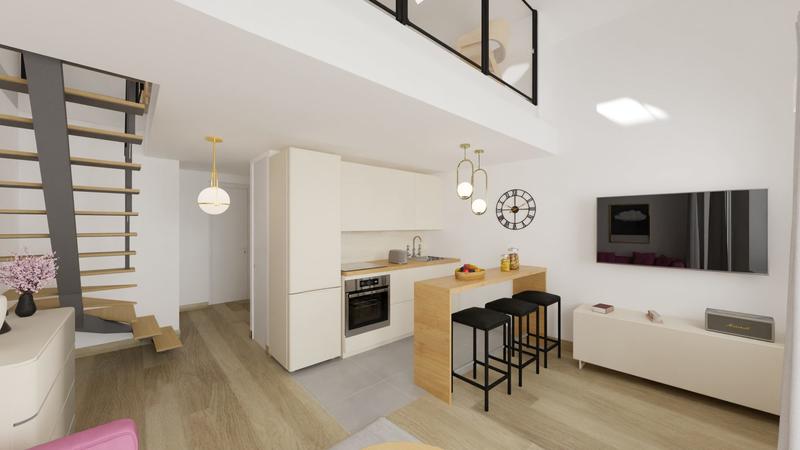 Appartement - 26 m² - 2 pièces