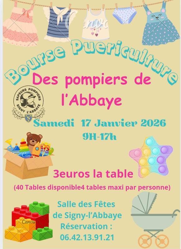 Bourse puériculture des pompiers