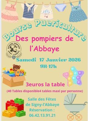 Bourse puériculture des pompiers