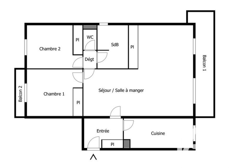 Appartement - 85 m² - 4 pièces