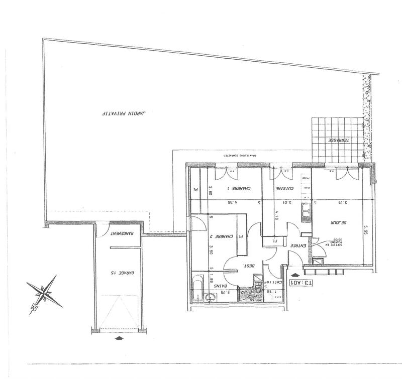 Appartement - 77 m² - 3 pièces
