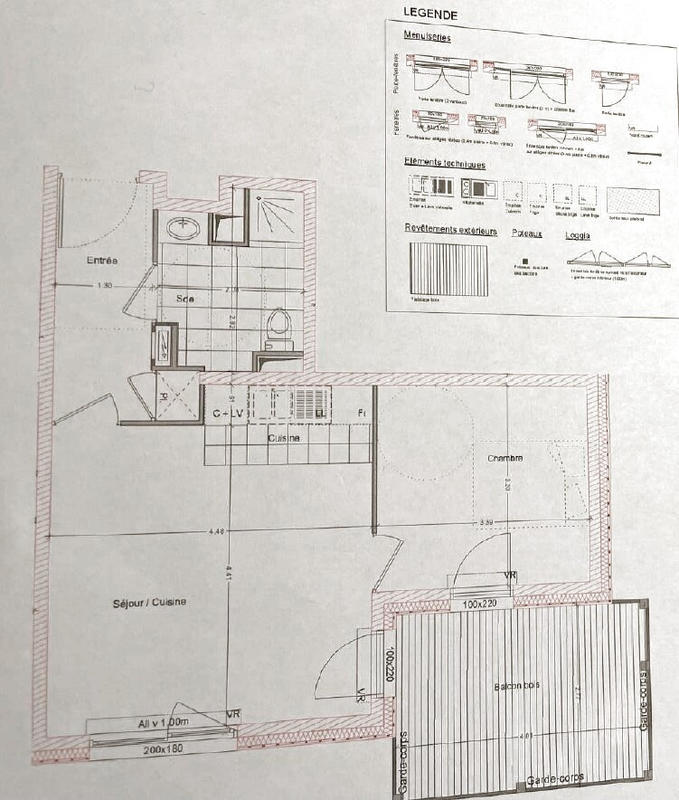 Appartement - 40 m² - 2 pièces