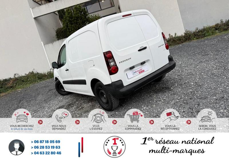 Peugeot Partner 1.6 Bluehdi 100Cv 141000km 1°main*Habillage Bois*Séparation de cabine*Double portes arrière*Ct Révision Kit Distribution Entretien Ok*Véhicule Sous Garantie*100 Points Contrôles*Carte Grise Moitié prix (Véhicule plus 10 ans)*Climatisation*