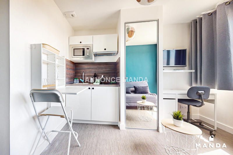 Studio - 17 m² - 1 pièce