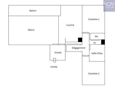 Appartement - 77 m² - 3 pièces