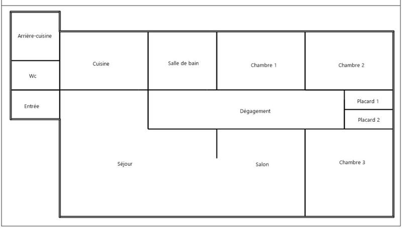 Appartement - 89 m² - 5 pièces