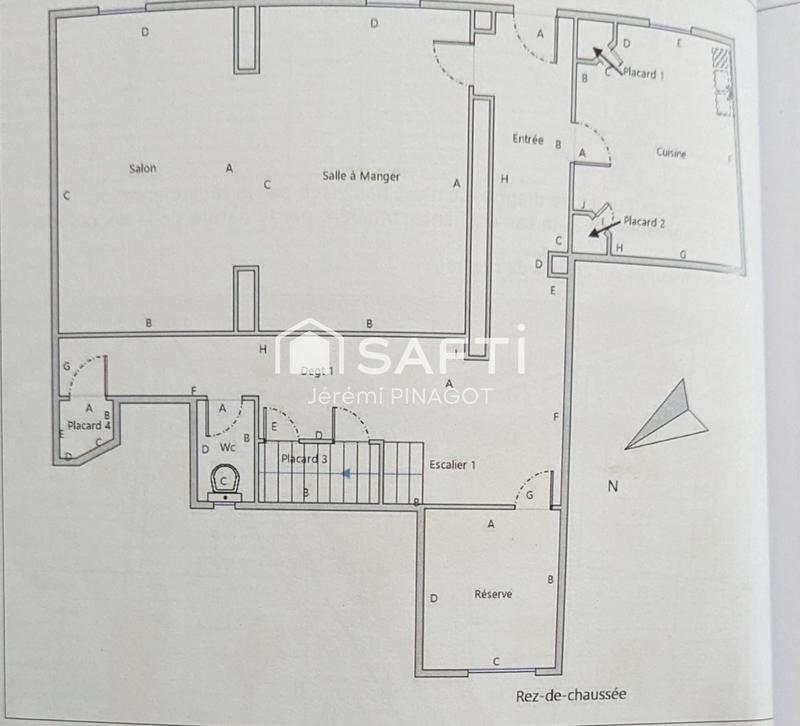 Maison de ville - 145 m² - 5 pièces