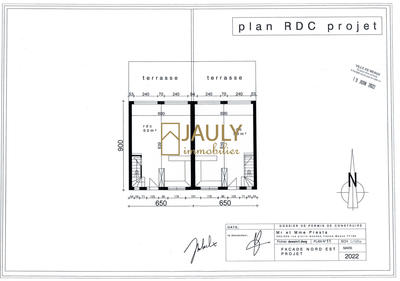 Terrain commercial - 1 264 m²