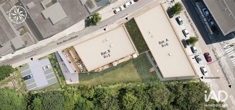 Appartement - 61 m² - 3 pièces