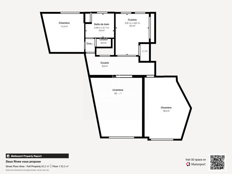 Appartement - 74 m² - 3 pièces