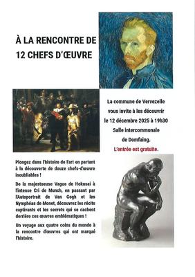 A la rencontre de 12 chefs d'œuvre