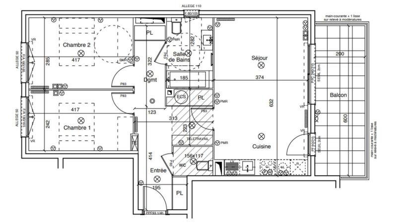 Appartement - 66 m² - 3 pièces