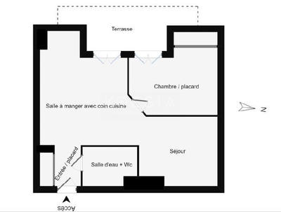 Appartement - 41 m² - 2 pièces