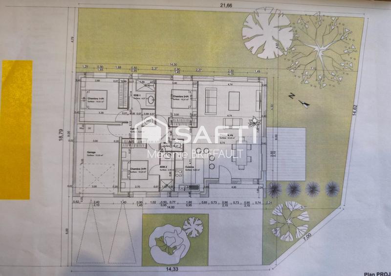 Maison - 87 m² - 4 pièces