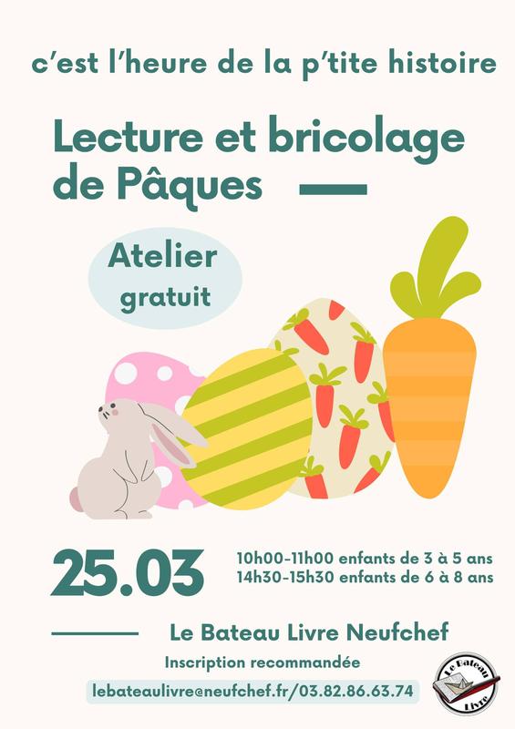 C’est l’heure de la p’tite histoire… spéciale Pâques