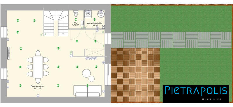 Maison - 100 m² - 5 pièces