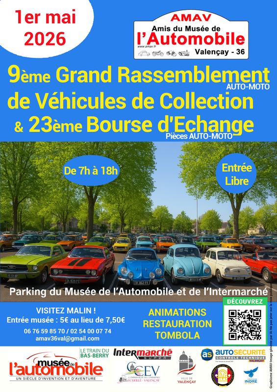 rassemblement de véhicules anciens et bourse d'échange de pièces détachées