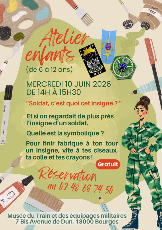 Les mercredis au musée militaire : "Soldat, c'est quoi cet insigne ?"