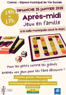 Après-midi jeux en famille