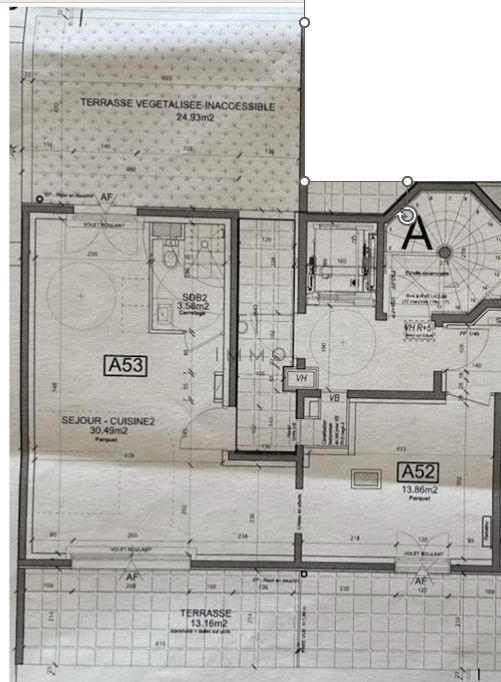 Appartement - 47 m² - 2 pièces