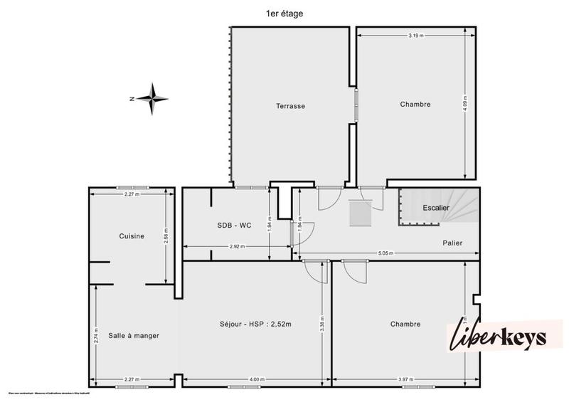 Maison de ville - 114 m² - 5 pièces