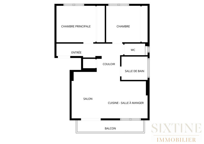 Appartement - 88 m² - 4 pièces