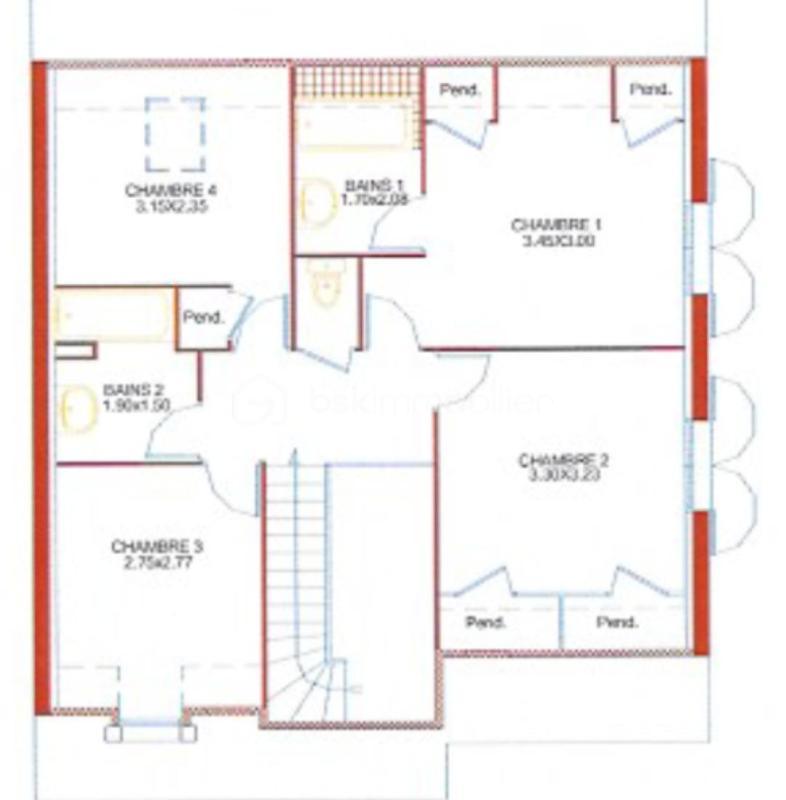 Pavillon - 115 m² - 6 pièces