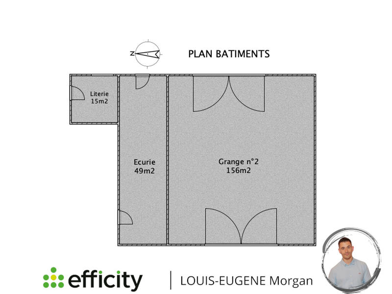 Corps de ferme - 1 376 m² - 5 pièces