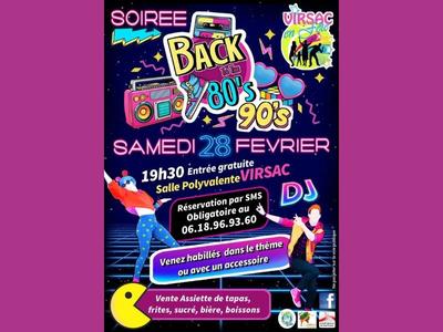 Soirée 80’s et 90’s à Virsac