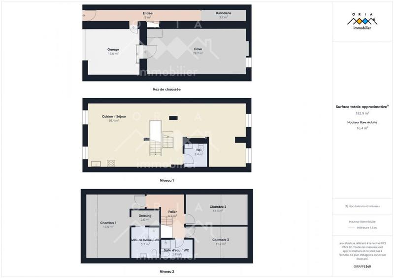 Maison - 133 m² - 5 pièces