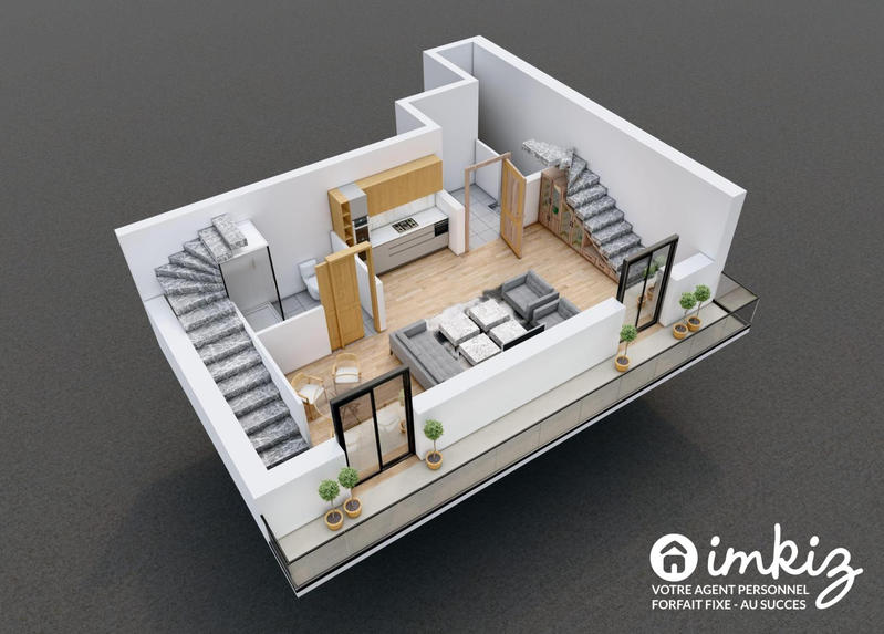 Appartement - 41 m² - 3 pièces