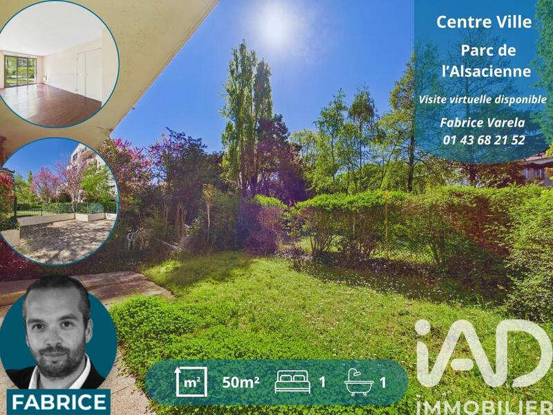 Appartement - 50 m² - 2 pièces