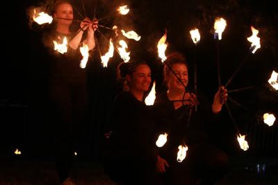 Spectacle pyrotechnique Girls on Fire