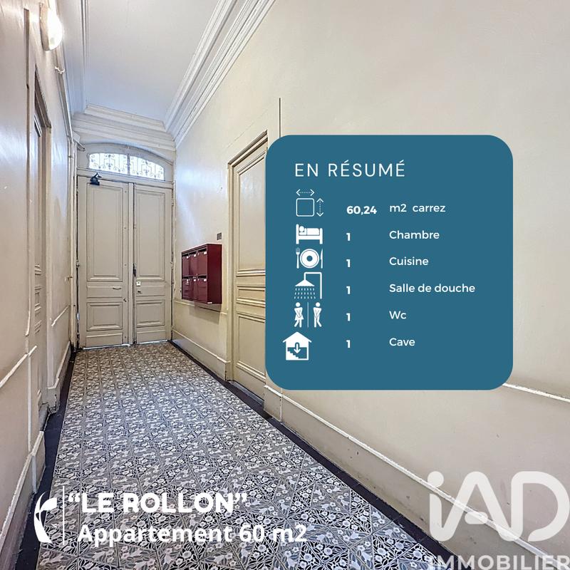 Appartement - 60 m² - 2 pièces