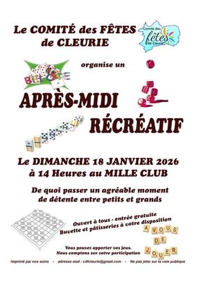 Après-midi récréatif