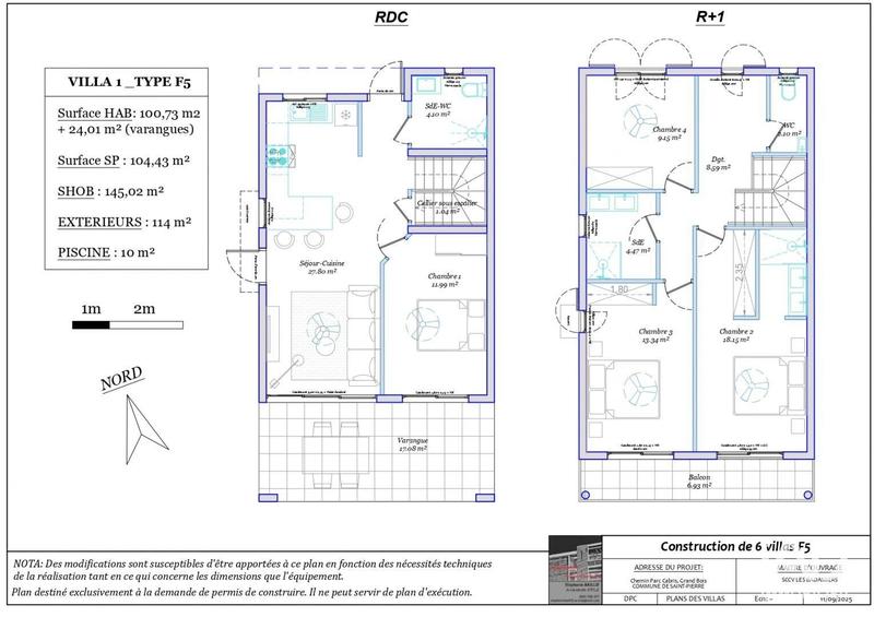 Maison - 100 m² - 5 pièces