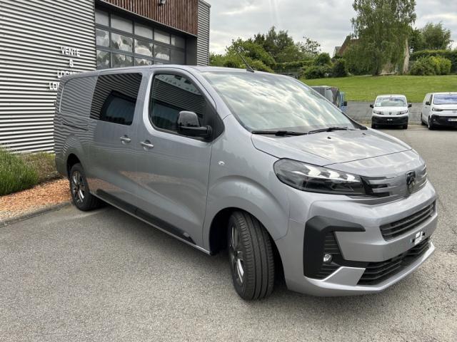 Peugeot Expert Cabine Approfondie Ca 5 Places Xl Bluehdi 180 Ch Eat8 - Gris Acier Pack Look Jantes Led Jumpy Sieges