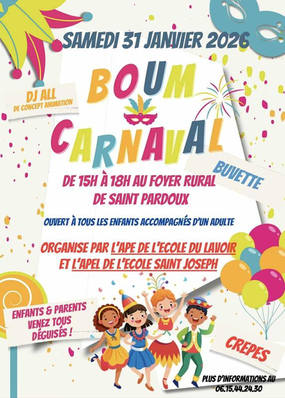 Ecole St Joseph : Boum &amp; carnaval