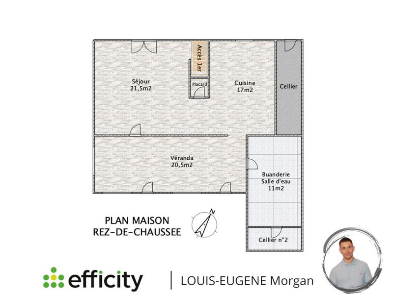 Maison - 113 m² - 5 pièces