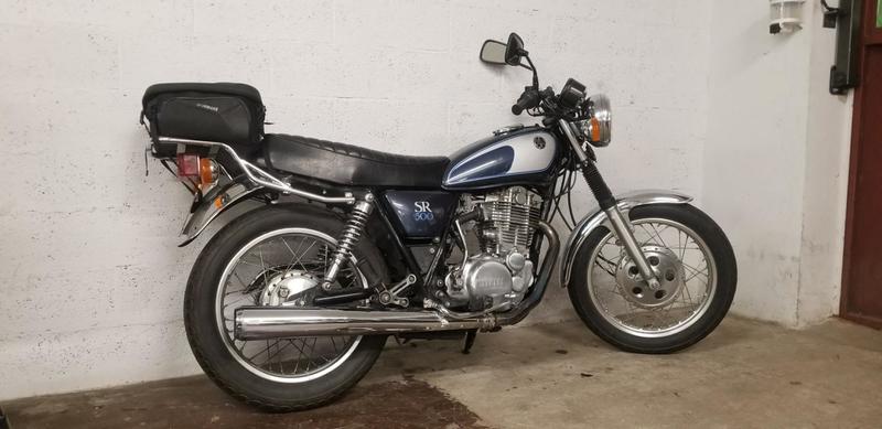 Yamaha Sr 500 yamaha bleu 0500 680