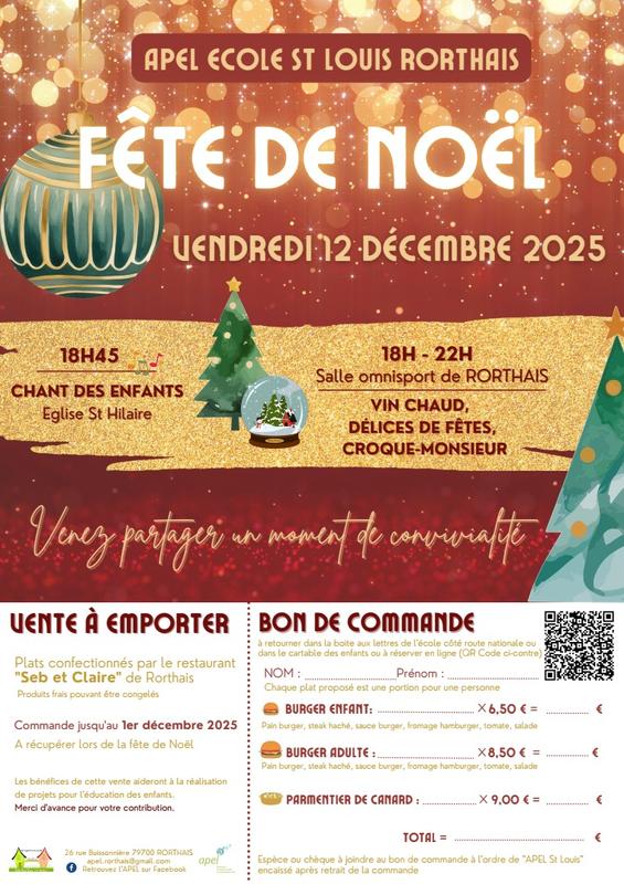 Fête de Noël à Rorthais