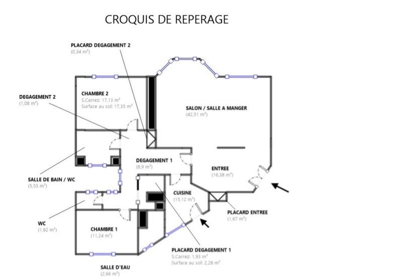 Appartement - 127 m² - 4 pièces