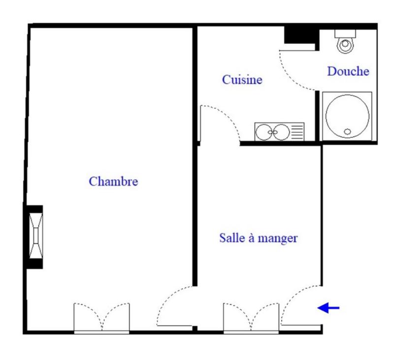 Appartement - 24 m² - 2 pièces