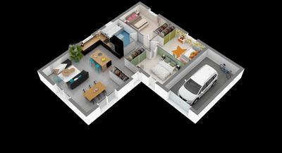 Maison - 95 m² - 6 pièces