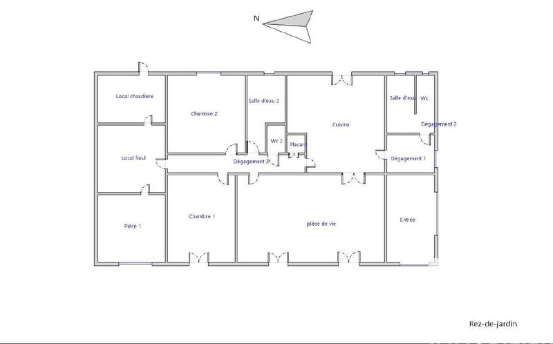 Maison - 80 m² - 3 pièces