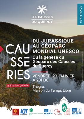 Du jurassique au Géoparc mondial Unesco ou la genèse du Géoparc des Causses du Quercy