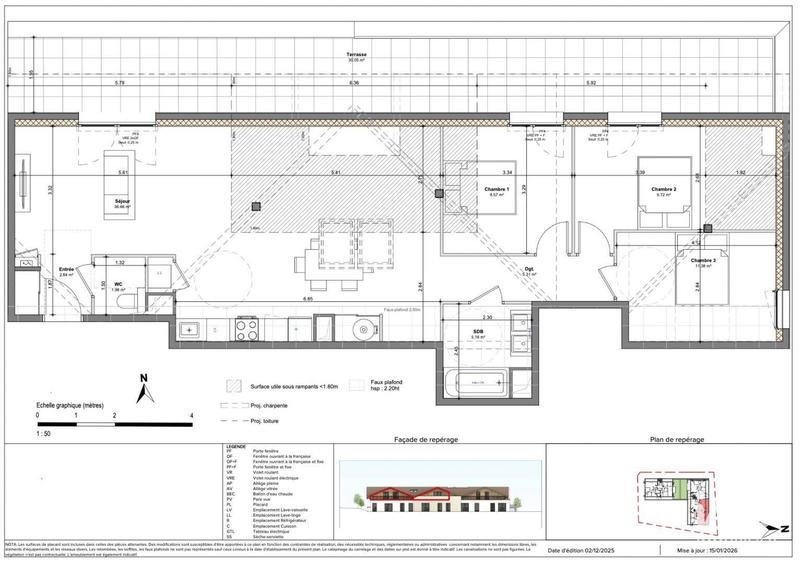 Appartement - 88 m² - 4 pièces
